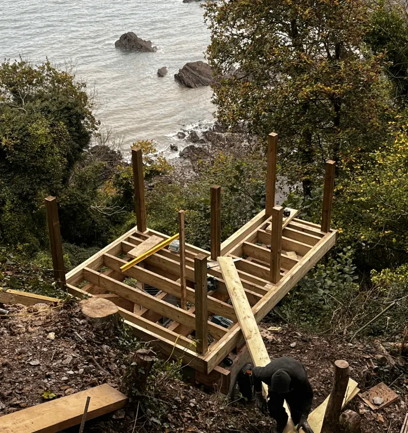 Boardwalk construction — archive photograph 2