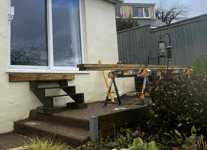 Garden carpentry — archive photograph 1